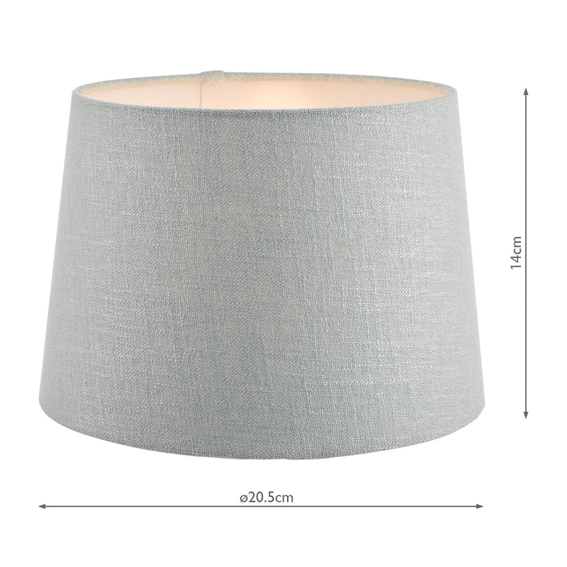 Laura Ashley Bacall Linen Empire Drum Shade Duck Egg Blue 20cm/8 inch • LA3730038-Q