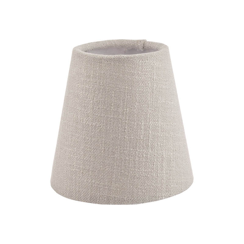Laura Ashley Bacall Linen Empire Drum Shade Silver 12.5cm/5 inch • LA3730043-Q