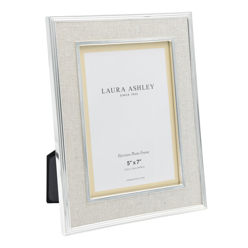 Laura Ashley Harrison Photo Frame Linen 5x7" • LA3733734-Q