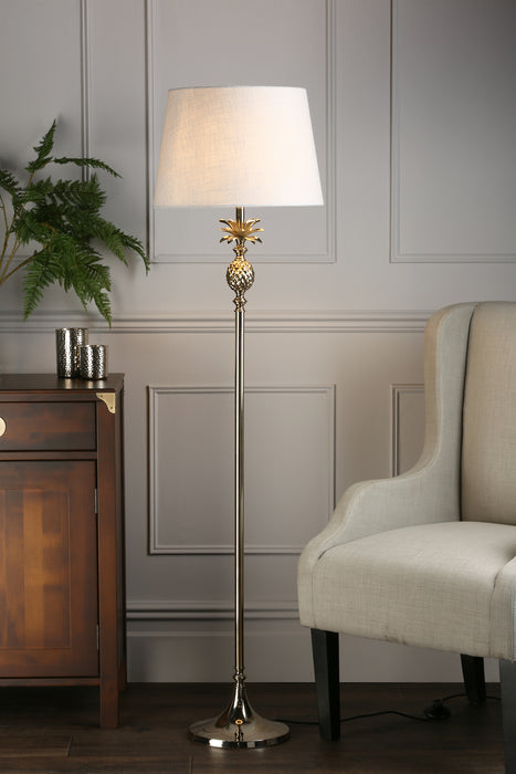 Laura Ashley Penelope Floor Lamp Polished Champagne Base Only • LA3734201-Q