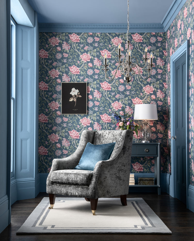 Laura Ashley Pineapple Table Lamp Clear Cut Glass & Polished Chrome With Shade • LA3734611-Q