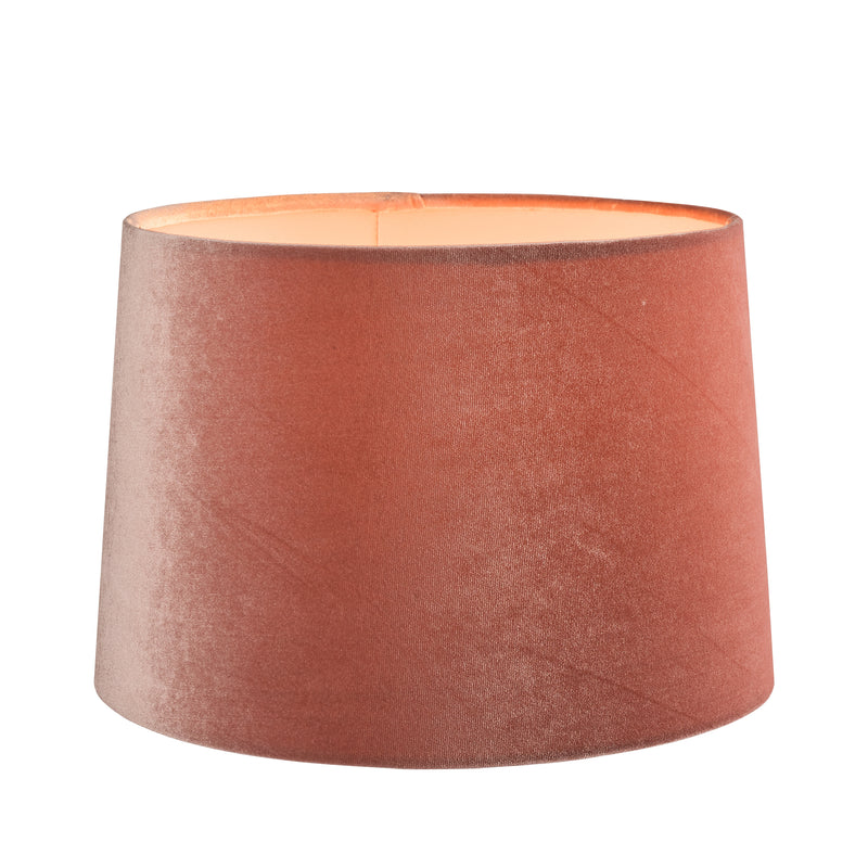 Laura Ashley Velvet Empire Drum Shade Blush Pink 25cm/10 inch • LA3744105-Q