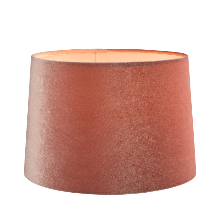 Laura Ashley Velvet Empire Drum Shade Blush Pink 30cm/12 inch • LA3744107-Q