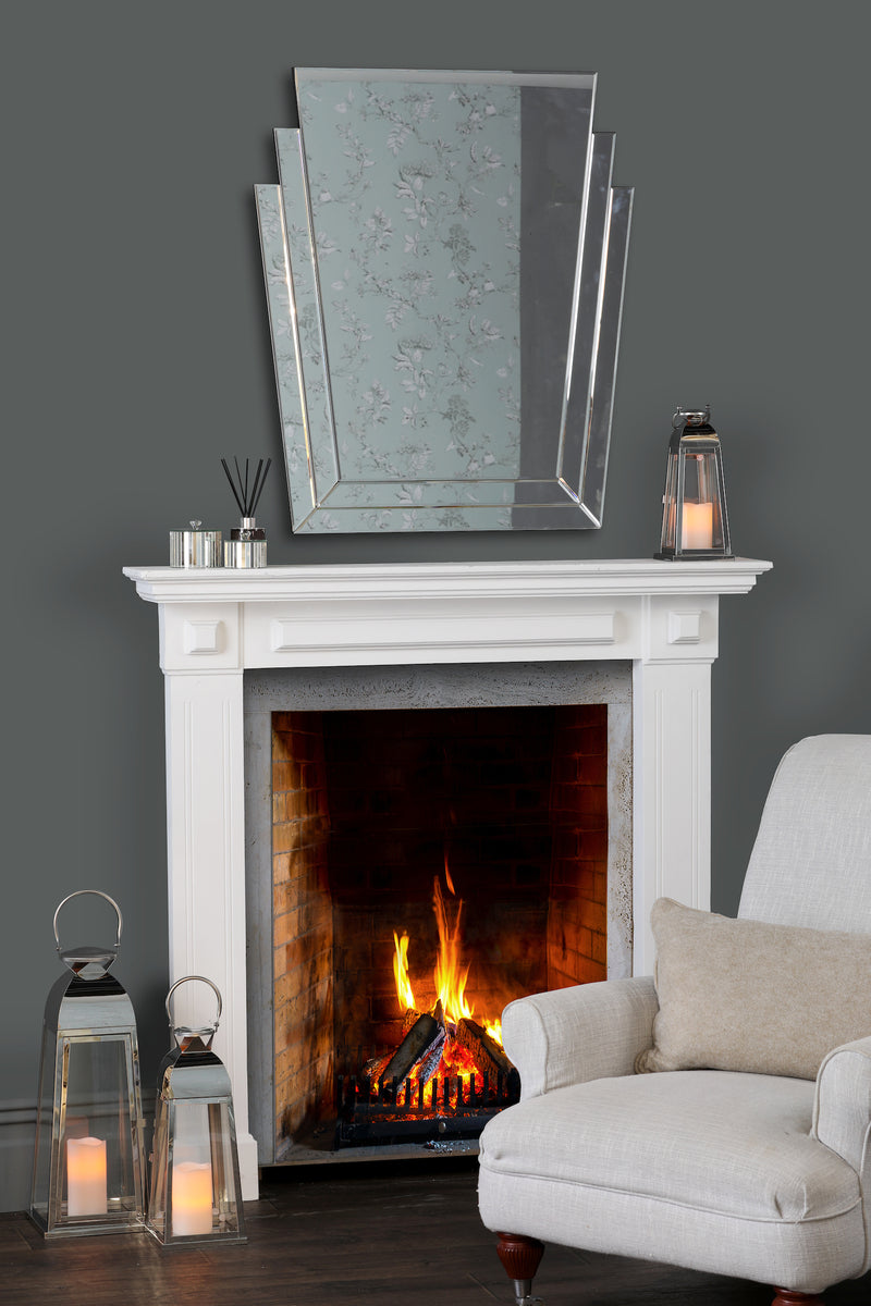 Laura Ashley Duchess Rectangle Mirror 90 x 78cm • LA3756027-Q