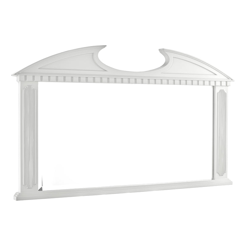 Laura Ashley Rossett Over Mantle Mirror White 70 x 120cm • LA3756036-Q