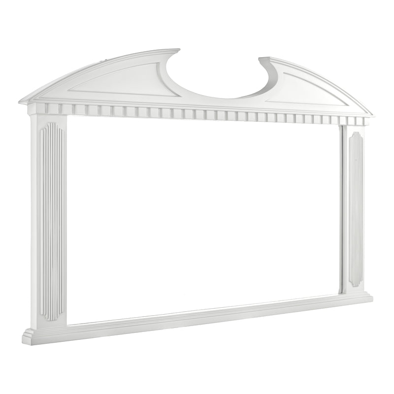 Laura Ashley Rossett Over Mantle Mirror White 70 x 120cm • LA3756036-Q