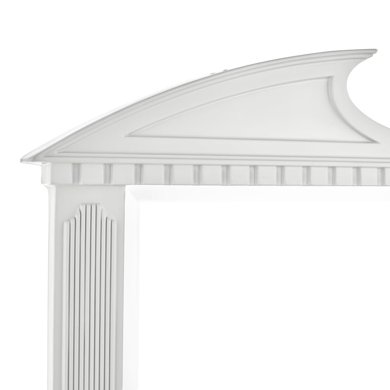 Laura Ashley Rossett Over Mantle Mirror White 70 x 120cm • LA3756036-Q