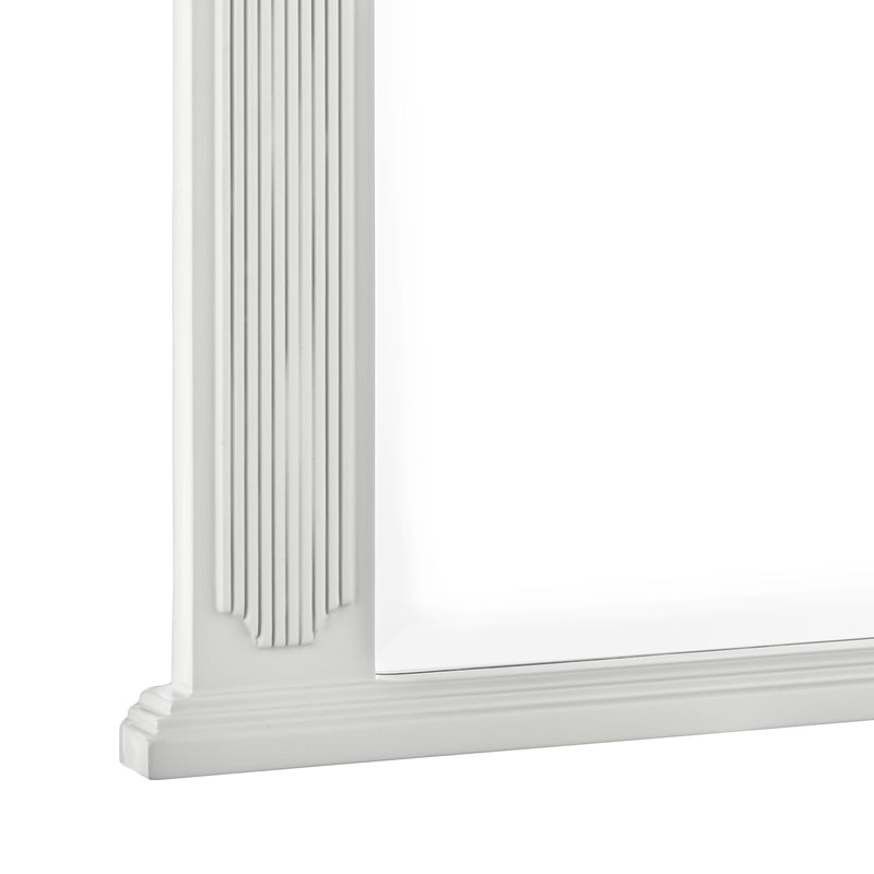 Laura Ashley Rossett Over Mantle Mirror White 70 x 120cm • LA3756036-Q