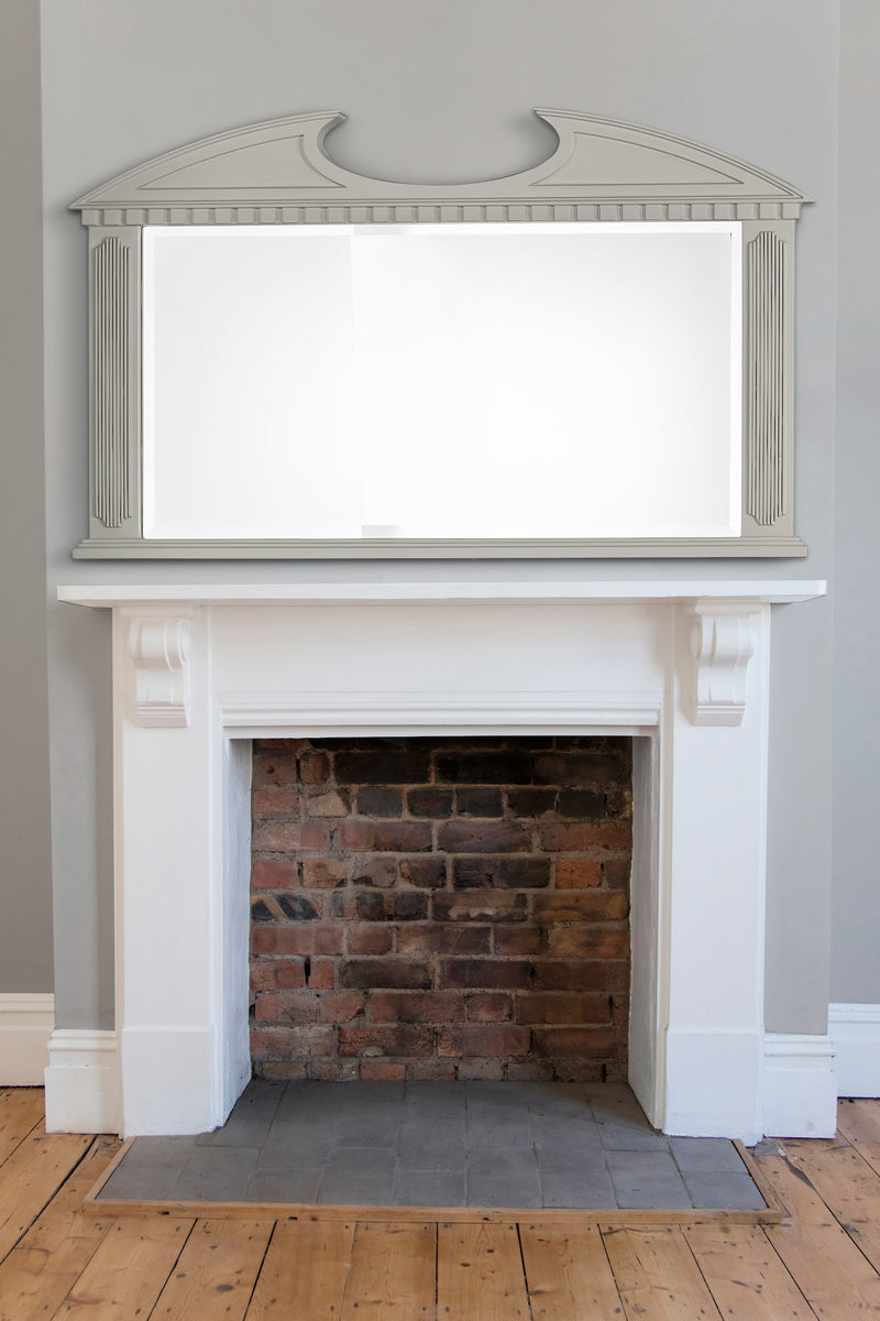 Laura Ashley Rossett Over Mantle Mirror White 70 x 120cm • LA3756036-Q