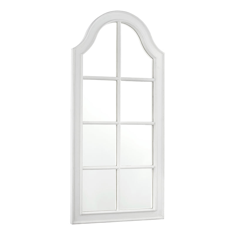 Laura Ashley Coombs Rectangle Mirror Distressed Ivory 120 x 56cm • LA3756039-Q