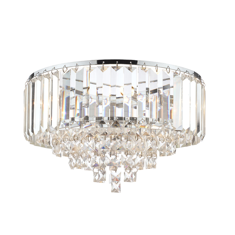 Laura Ashley Vienna 3lt Flush Crystal Polished Chrome • LA3756045-Q
