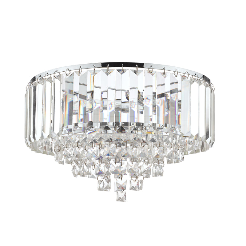Laura Ashley Vienna 3lt Flush Crystal Polished Chrome • LA3756045-Q