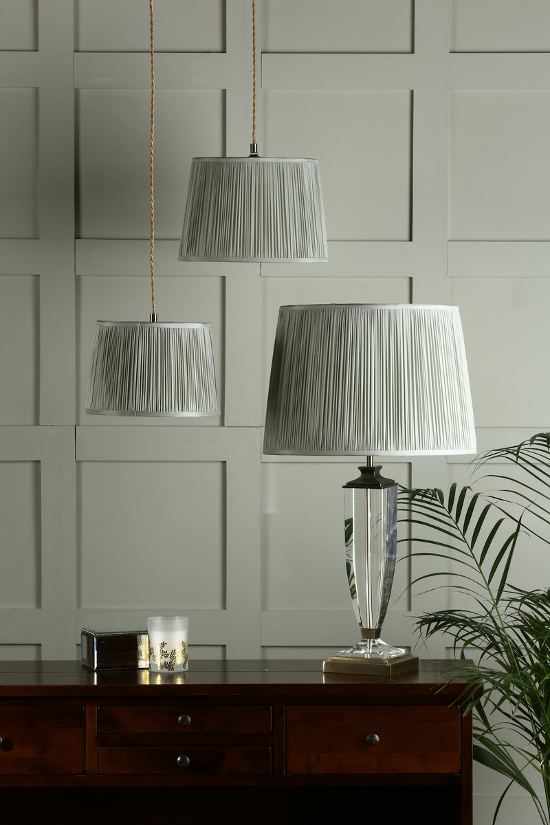 Laura Ashley Hemsley Silk Shade Sage 30.5cm/12 inch • LA3756089-Q