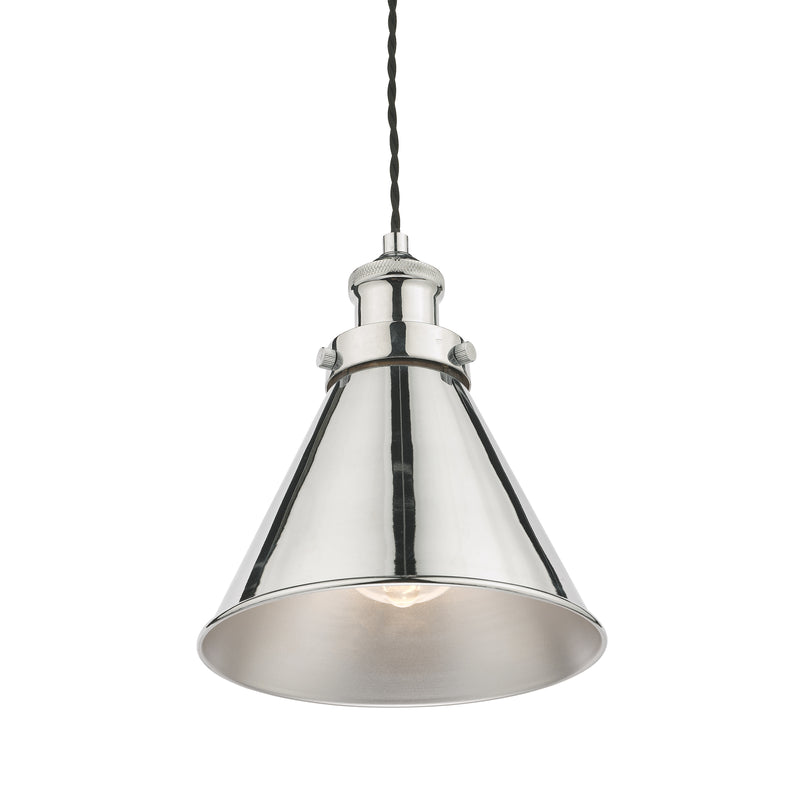Laura Ashley Rufus Pendant Polished Chrome • LA3756102-Q