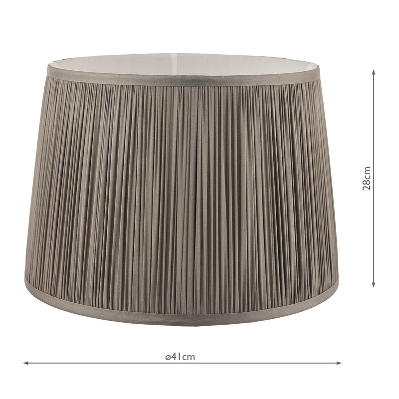 Laura Ashley Hemsley Silk Shade Grey 40.5cm/16 inch • LA3756104-Q
