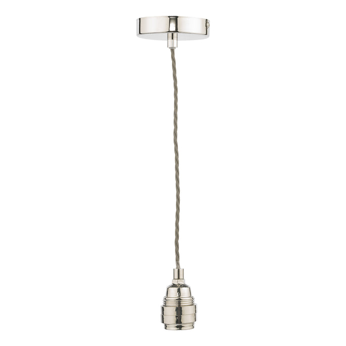 Laura Ashley Flute E27 Suspension Polished Nickel • LA3756119-Q