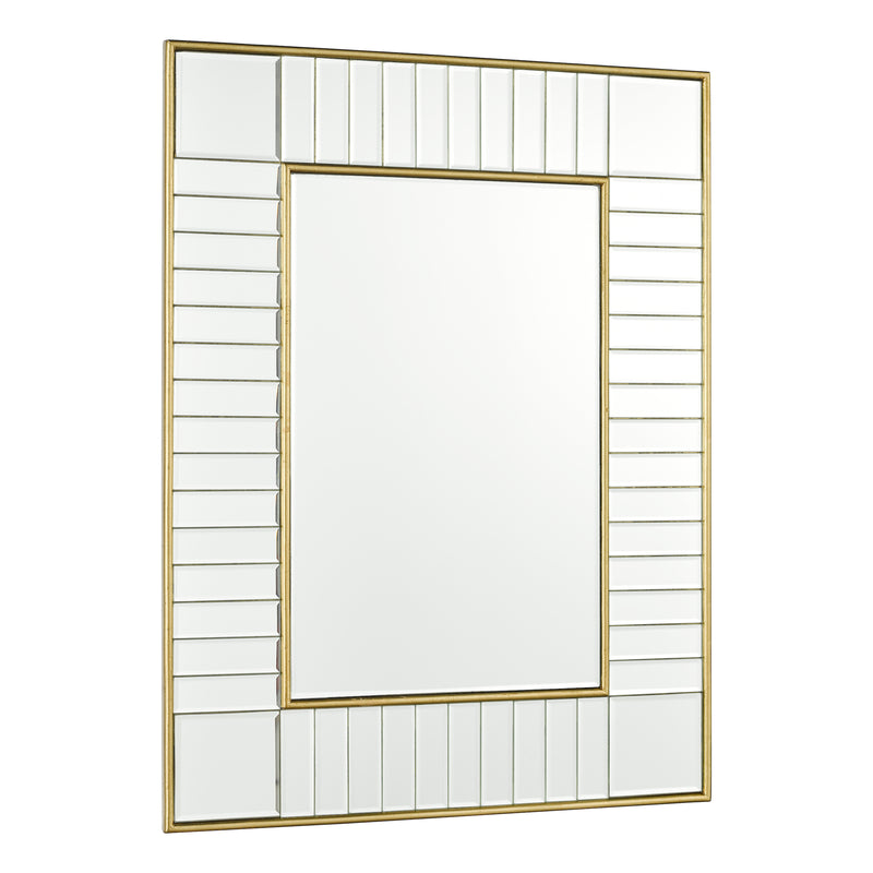 Laura Ashley Clemence Small Rectangle Mirror Gold Leaf 60 x 45cm • LA3756125-Q