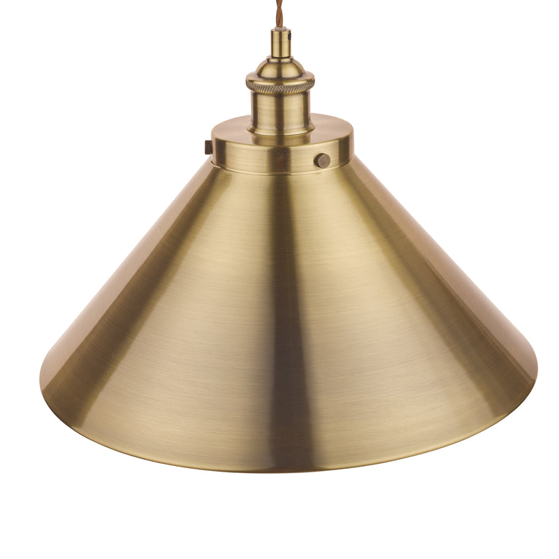 Laura Ashley Rufus Pendant Antique Brass • LA3756151-Q