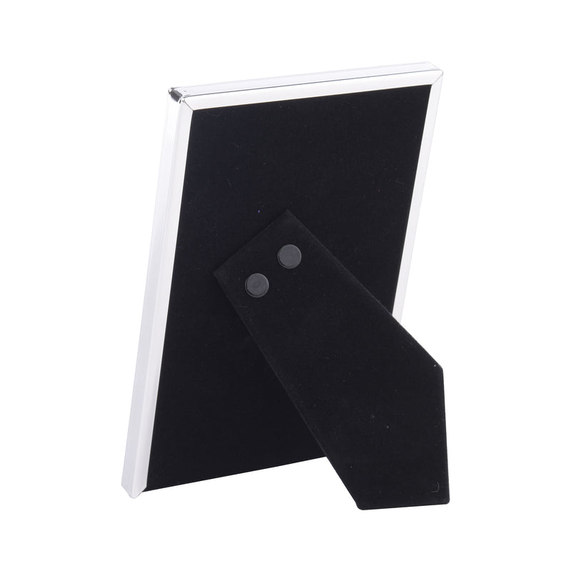 Laura Ashley Steynton Photo Frame Polished Silver 4x6 Inch • LA3756178-Q