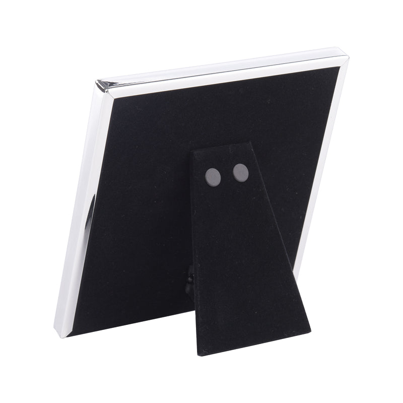 Laura Ashley Steynton Photo Frame Polished Silver 5x5 Inch • LA3756179-Q