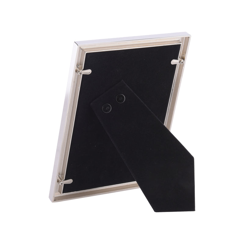 Laura Ashley Whitford Photo Frame Polished Nickel 4x6 Inch • LA3756181-Q