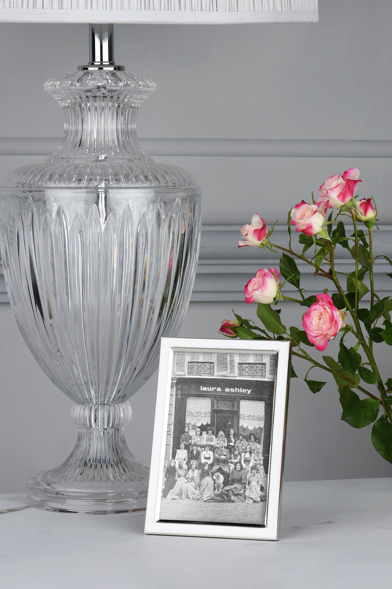 Laura Ashley Neyland Photo Frame Polished Silver 4x6 Inch • LA3756185-Q