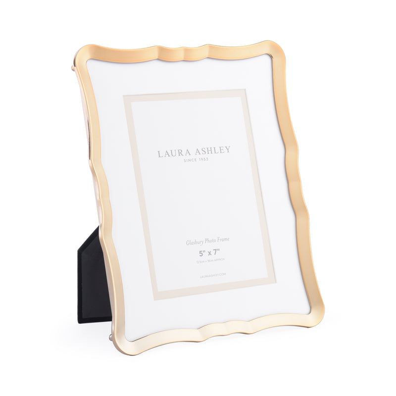 Laura Ashley Glasbury Photo Frame Polished Gold 5x7 inch • LA3756188-Q