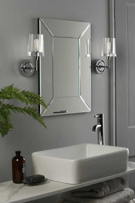 Laura Ashley Blake Bathroom Wall Light Crystal Polished Chrome IP44 • LA3756189-Q
