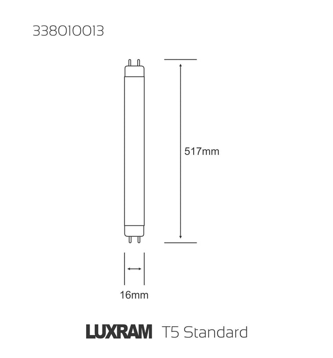 Luxram  T5 2700K 13W Fluorescent Tube  • 338010013