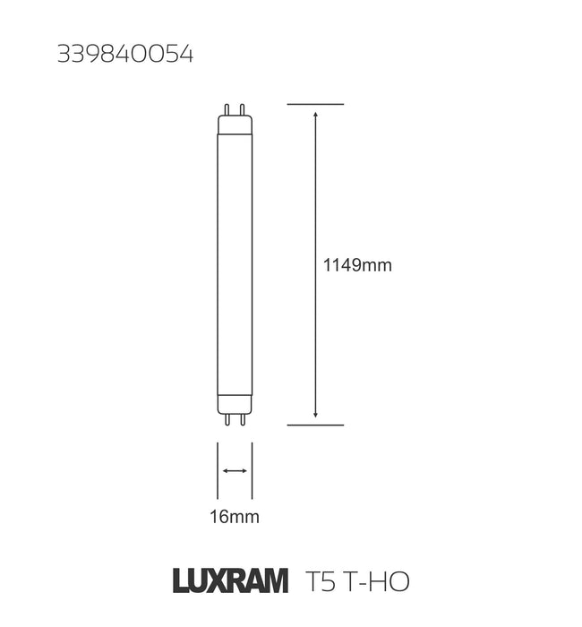 Luxram  T5 T-HO 54W Natural White 4000K Fluorescent Tube  • 339840054