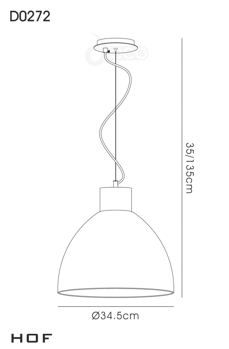Deco Hof Single Pendant 1 Light E27, Satin Nickel/ Frosted Ribbed Glass Shade • D0272