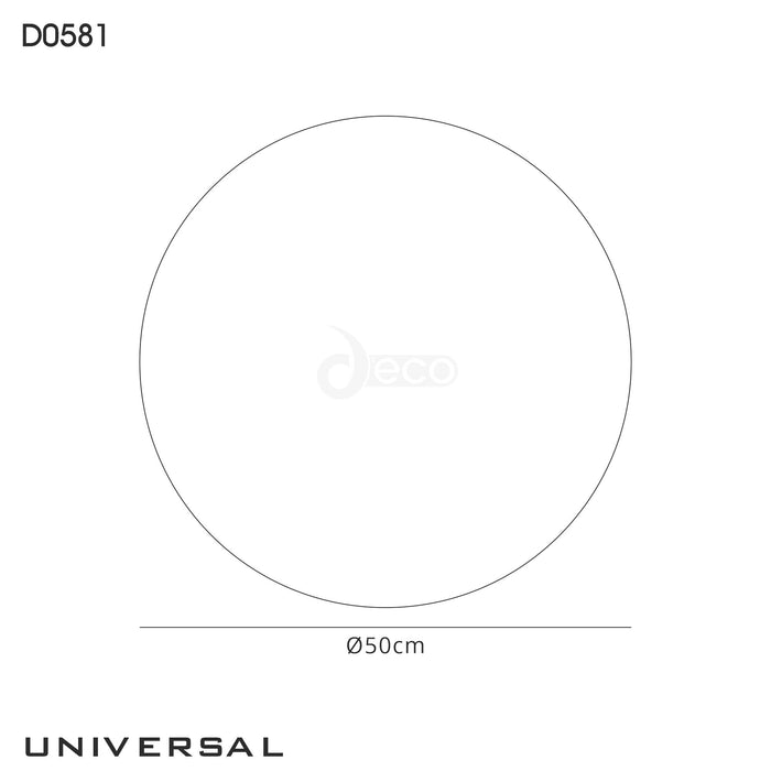 Deco Universal 500mm Frosted Acrylic Diffuser • D0581