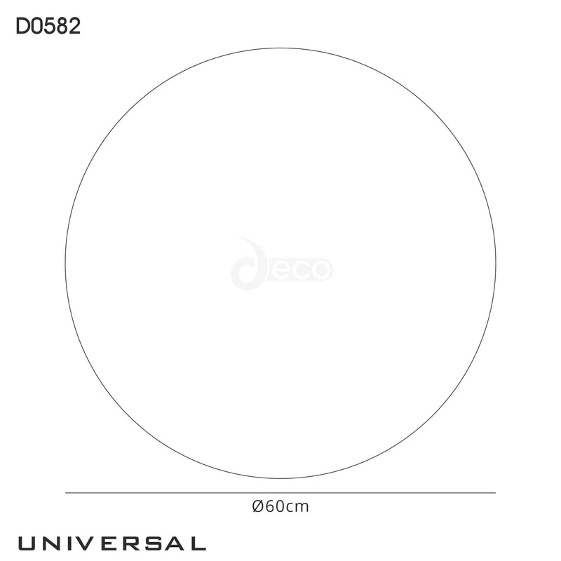 Deco Universal 600mm Frosted Acrylic Diffuser • D0582