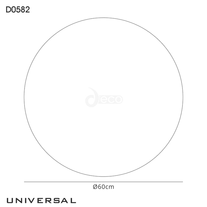 Deco Universal 600mm Frosted Acrylic Diffuser • D0582