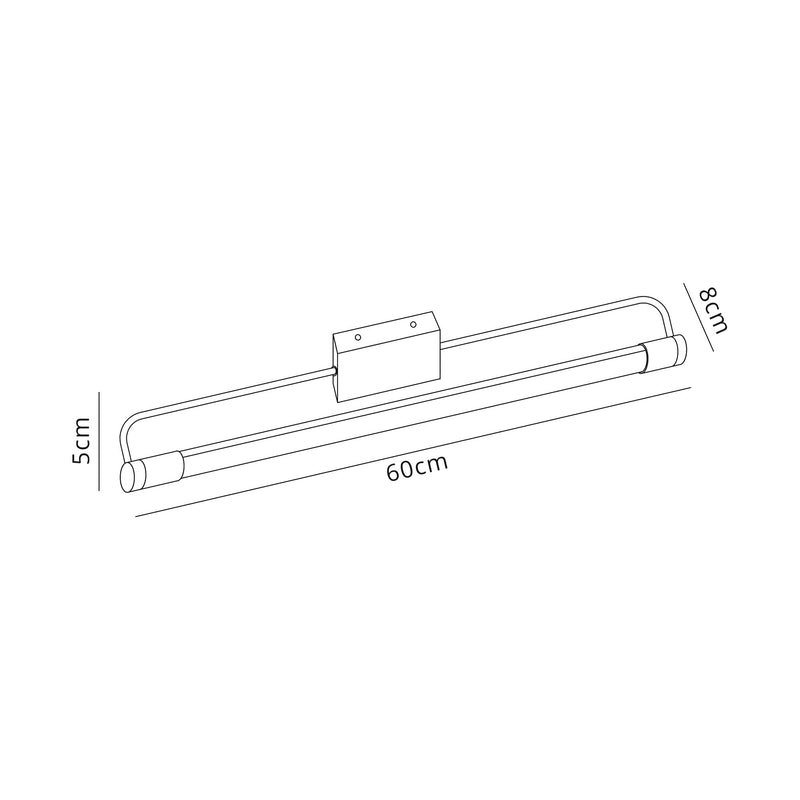 Regal lighting SL-2194 1 Light Large LED Wall Light Chrome IP44