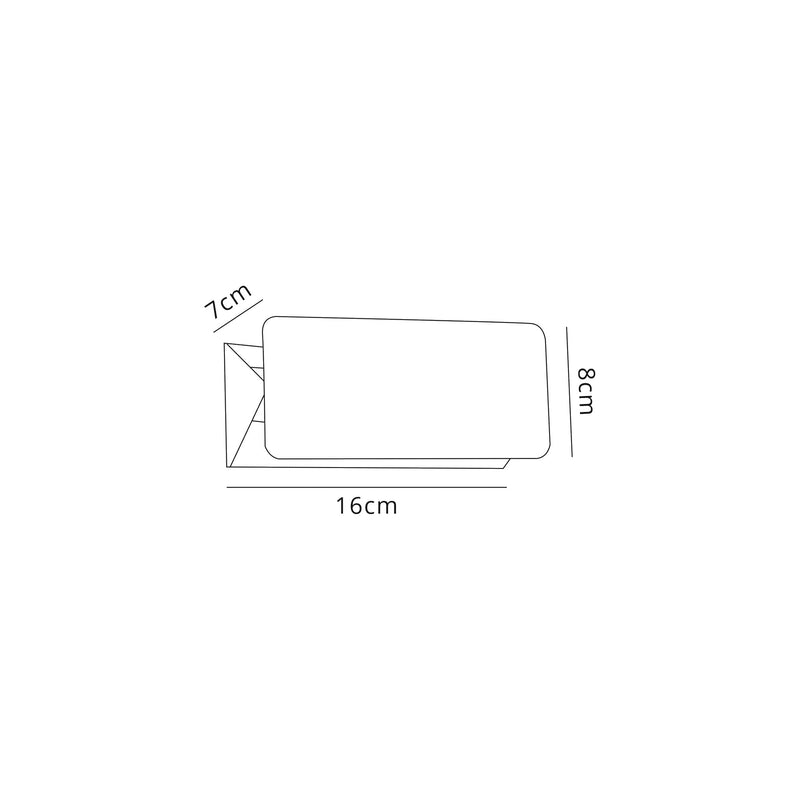 Regal Lighting SL-2097 1 Light Outdoor LED Wall Light Sand White IP54