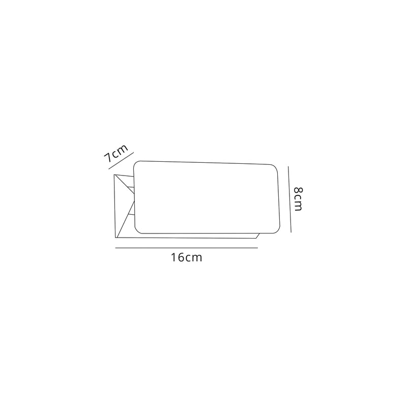 Regal Lighting SL-2096 1 Light Outdoor LED Wall Light Anthracite IP54
