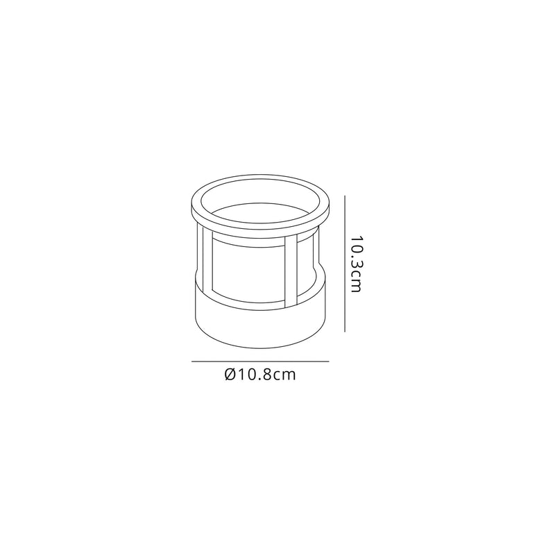 Regal Lighting SL-2089 1 Light Outdoor LED Wall Light Anthracite IP54