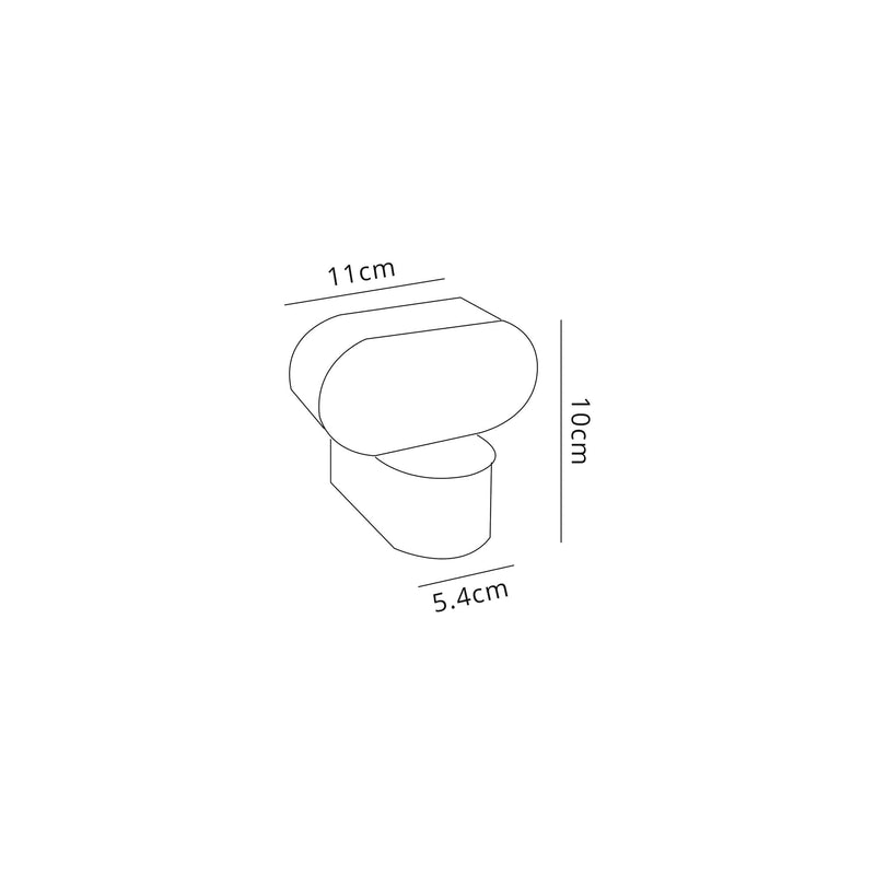 Regal Lighting SL-2086 1 Light Outdoor LED Wall Light Anthracite IP54