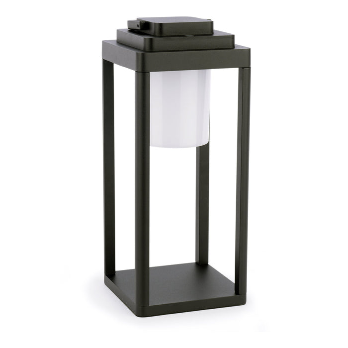 Dar Lighting Lester Rechargeable Outdoor Table Lantern IP44 • LES2455