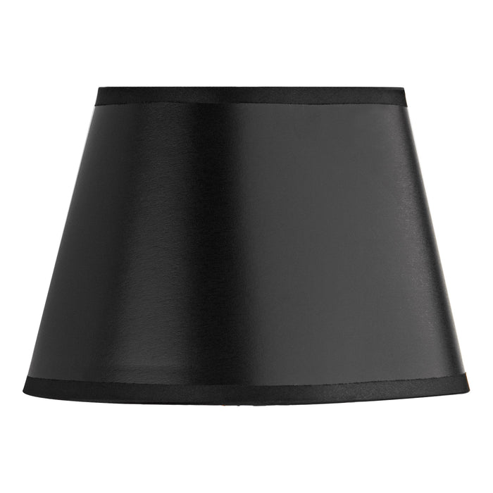 Dar Lighting Lexington Black Faux Silk Oval Shade 20cm • LEX2622