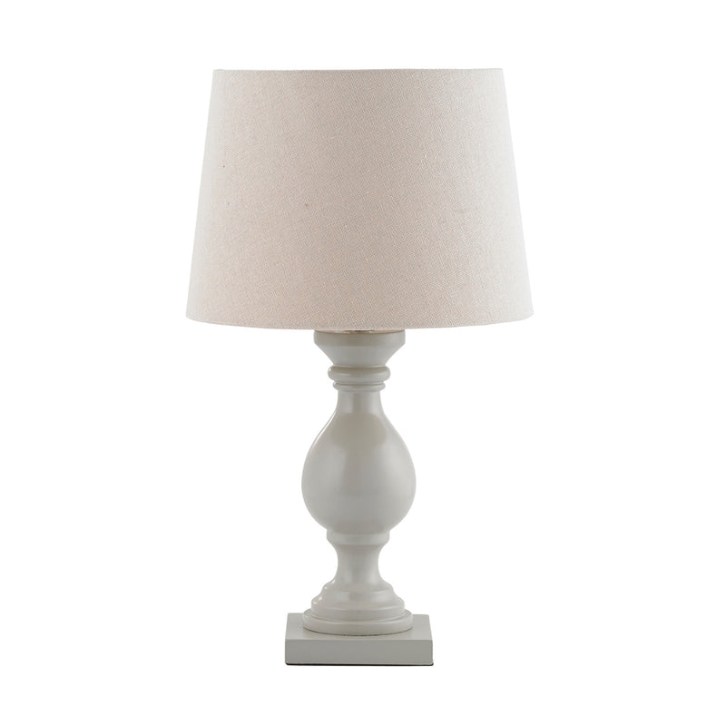 Endon Lighting MARSHAM-TLTA Marsham Single Light Table Lamp Taupe Finish
