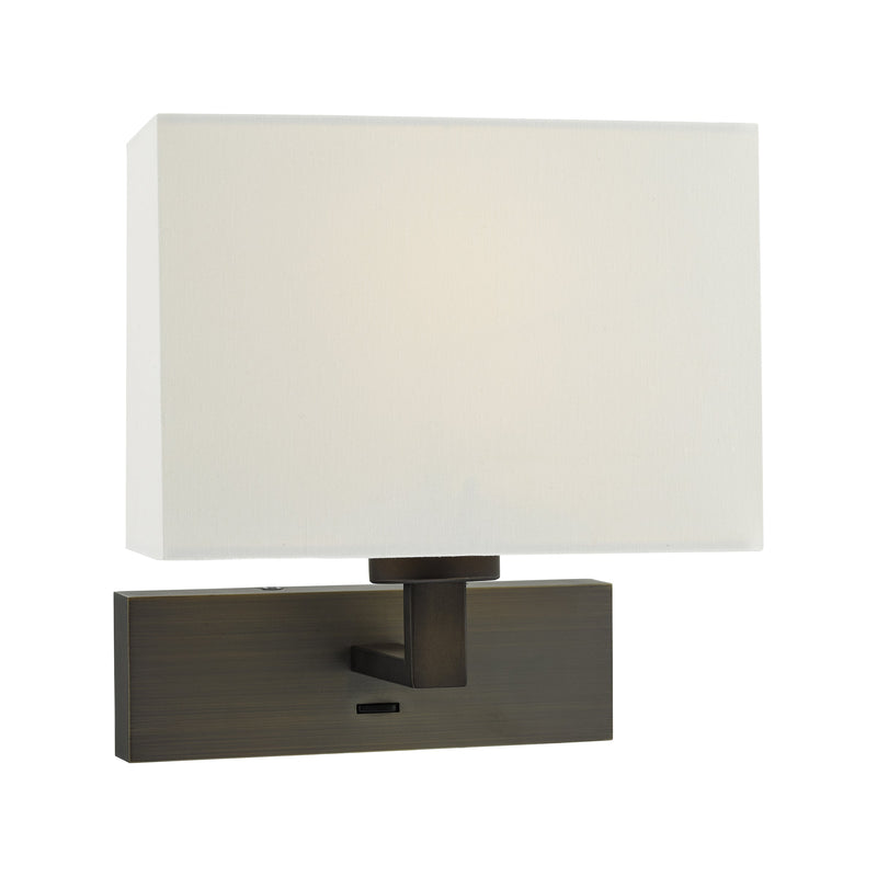 Dar Lighting Modena Wall Light Bronze (Bracket Only) • MOD7163