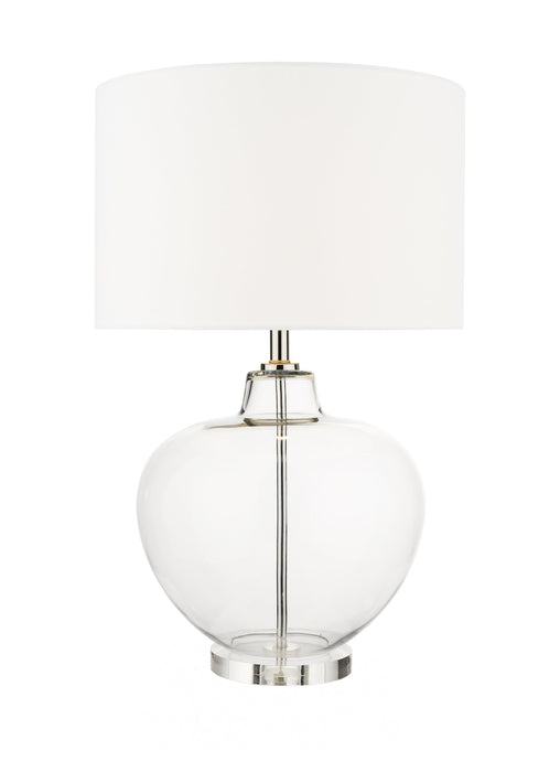 Dar Lighting Moffat Table Lamp Glass Polished Chrome Base Only • MOF4308