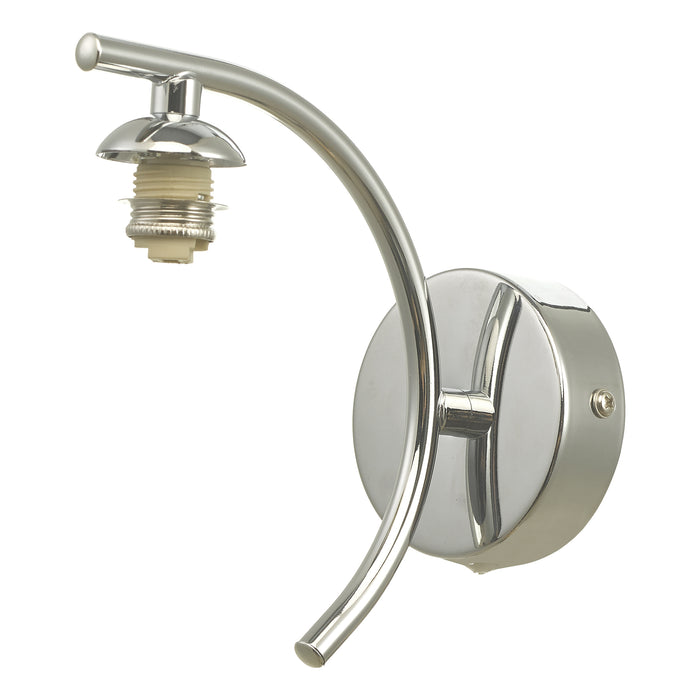 Dar Lighting Nakita Wall Light Polished Chrome Bracket Only • NAK0750-F