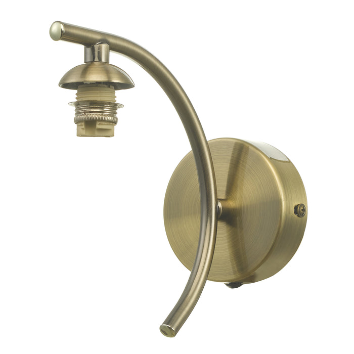 Dar Lighting Nakita Wall Light Antique Brass Bracket Only • NAK0775-F