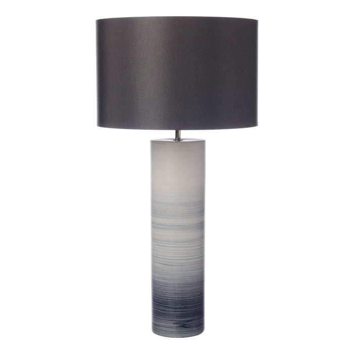 Dar Lighting Nazare Table Lamp Black/White Ceramic Base Only • NAZ4221