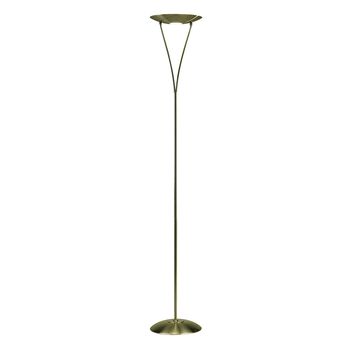 Dar Lighting Opus Floor Lamp Antique Brass • OPU4975