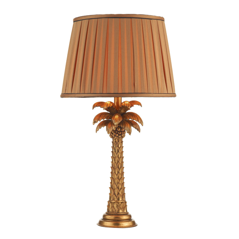 Dar Lighting Palm Table Lamp Gold Base Only • PAL4235-X
