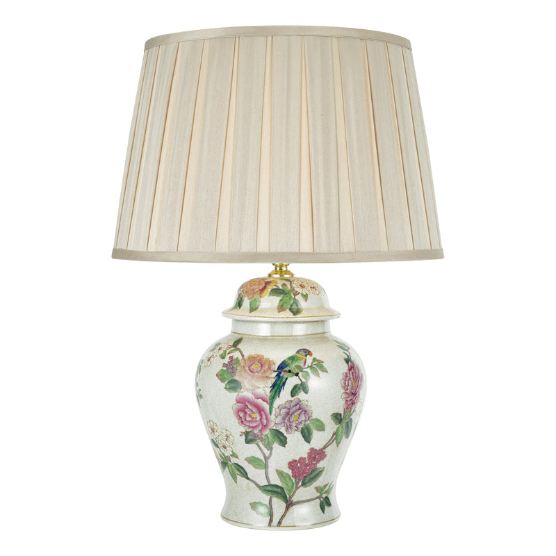 Dar Lighting Peony Table Lamp Floral Design Base Only • PEO4255